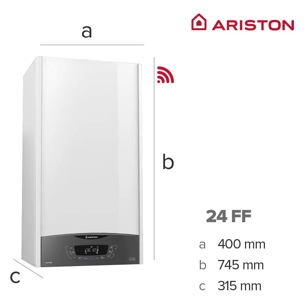 Επίτοιχος Λέβητας Φυσικού Αερίου Ariston Clas One WIFI 24, RESP-3302123