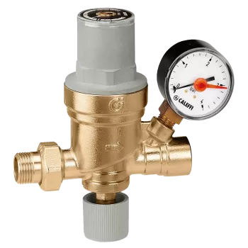 Caleffi 553640 Προ-ρυθμιζόμενος Αυτόματος Πλήρωσης 1/2" με Μανόμετρο