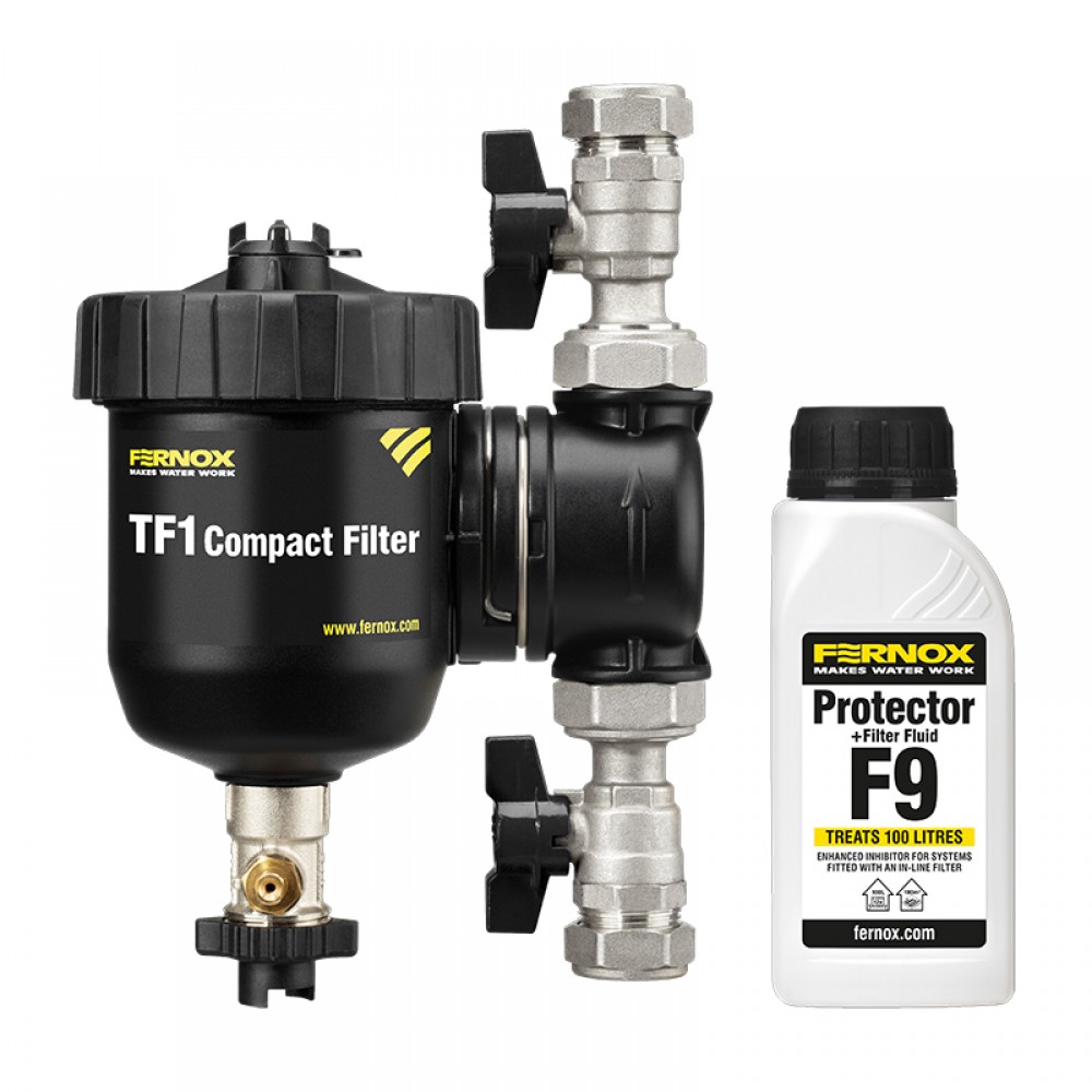 Fernox TF1 Compact Filter με Protector+ Filter Fluid F9 3/4" | RESP-62199