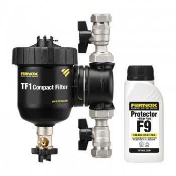 Μαγνητικό Φίλτρο Fernox TF1 Compact Filter 3/4" με Υγρό F9 για Συστήματα Θέρμανσης