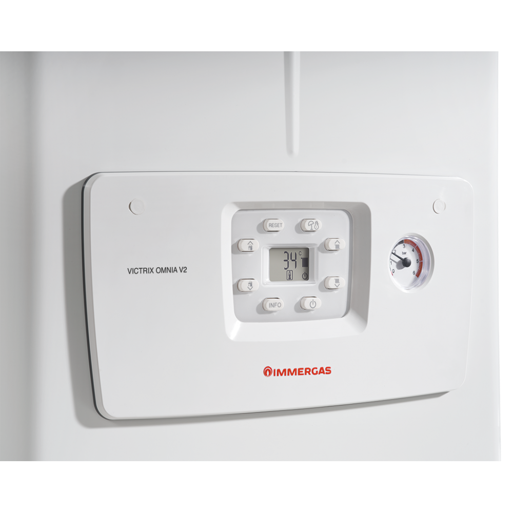 Λέβητας Αερίου Immergas Victrix Omnia V2 Hydrogen Ready DIN Συνδέσεις, RESP-3.028358