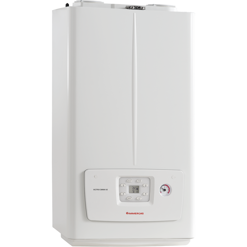 Λέβητας Αερίου Immergas Victrix Omnia V2 Hydrogen Ready DIN Συνδέσεις, RESP-3.028358