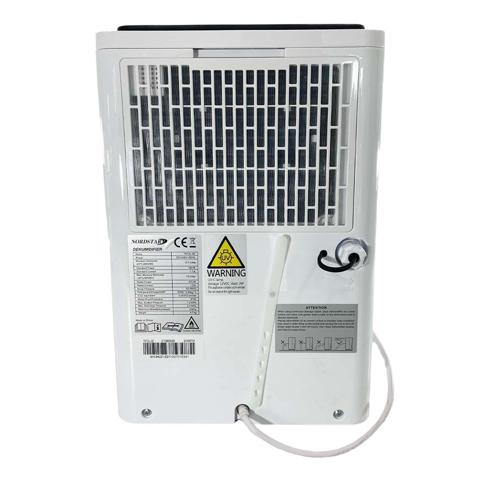 Αφυγραντήρας Nordstar TN12L-02, 12L/ημέρα, 216W, WiFi, Φίλτρα HEPA, για 48 τ.μ. - RESP-TN12L-02