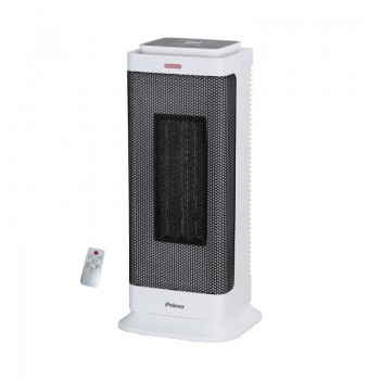 Primo PRCH-81105: Κεραμικό Αερόθερμο Δαπέδου 2000W, Λευκό, με Αυτόματη Περιστροφή | RESP-810105