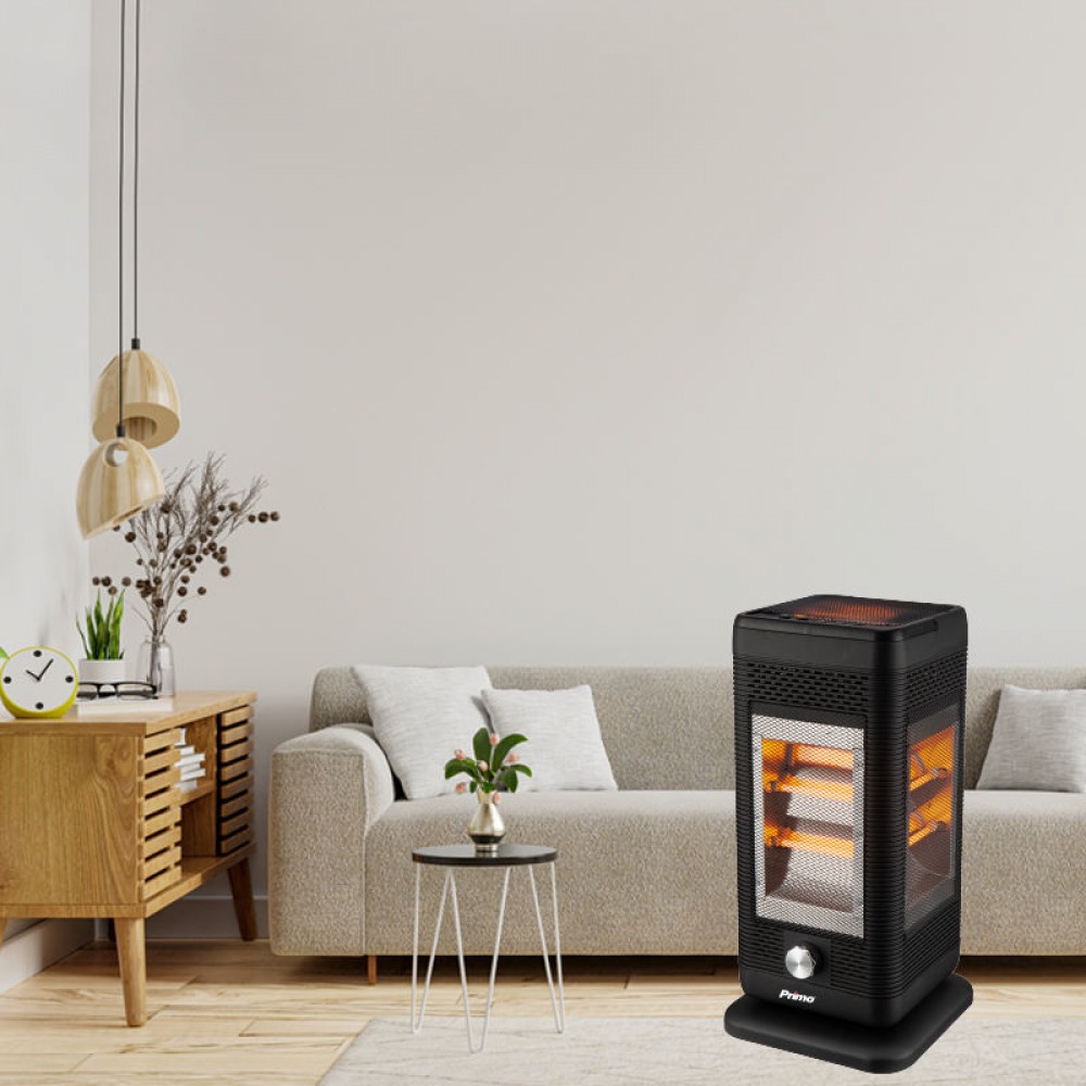 Σόμπα Χαλαζία Primo PRQH-81118 2000W, 10 Λάμπες, 5 Πλευρές, Χρονοδιακόπτης, RESP-810118