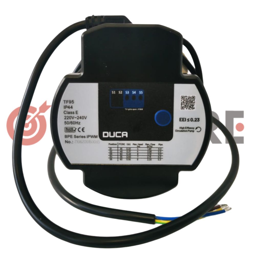 Κυκλοφορητής Duca | BPE-G 15/8 60W ERP INVERTER | Συμβατός με Grundfos UPM3, UPM4, RESP-5010072