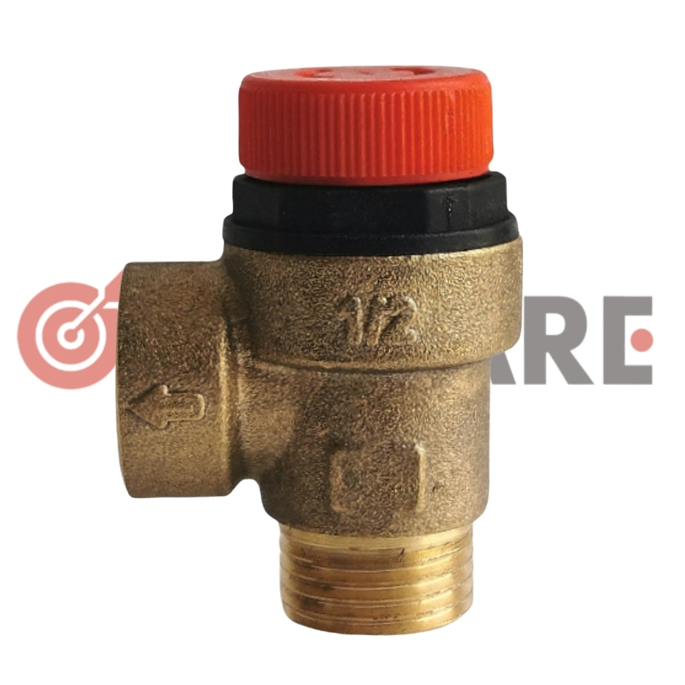Βαλβίδα Ασφαλείας | 3 Bar | 1/2'' - 1/2'' | Baxi, Unical, Biasi, Ferroli, Chappe, RESP-5012001