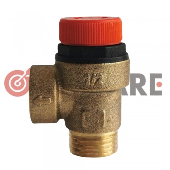 Βαλβίδα Ασφαλείας | 3 Bar | 1/2'' - 1/2'' | Baxi, Unical, Biasi, Ferroli, Chappe