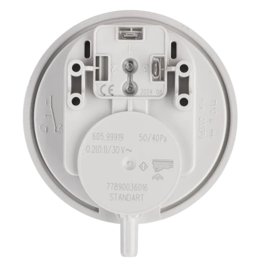 Πιεζοστάτης Καυσαερίων | 50-40 PA | Συμβατός με Fondital, Immergas & Protherm, RESP-5061003