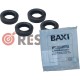 Σετ 4 τεμ. O-Rings / Φλάντζες Πλακοειδή Εναλλάκτη | BAXI 5404520, RESP-5404520
