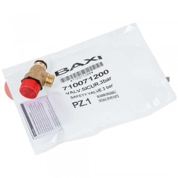 Βαλβίδα Ασφαλείας | BAXI 710071200 | 3 Bar - 1/2'' 