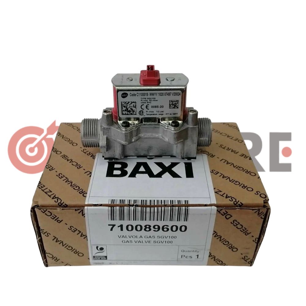 Βαλβίδα Αερίου SGV100 | BAXI 710089600 | Baxi, Sime, Ariston, Ferroli, Biasi, Immergas, RESP-710089600