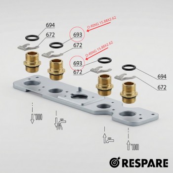 O-RING 15.88X2.62 | OEM | ΥΔΡΑΥΛΙΚΩΝ ΓΚΡΟΥΠ (ΡΑΚΟΡ) | ARISTON - CHAFFOTEAUX (5 τεμ.)
