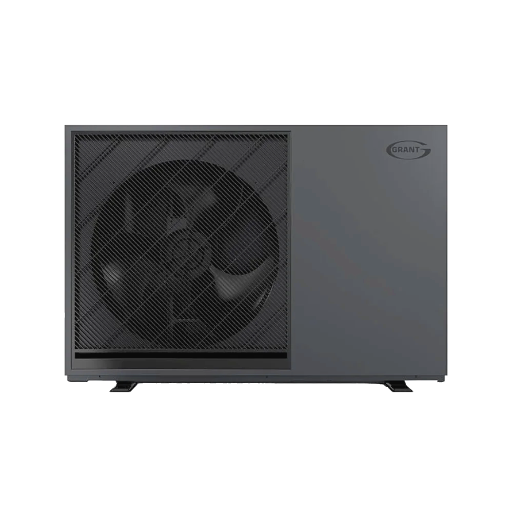 Μονοφασική αντλία θερμότητας Grant Aerona 290 12.2kW Monobloc με τεχνολογία Inverter και οικολογικό ψυκτικό R290.