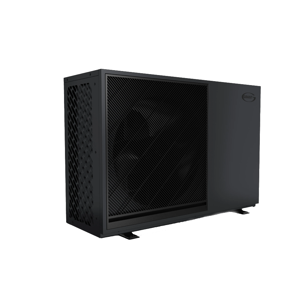 Μονοφασική αντλία θερμότητας αέρος-νερού Grant Aerona 290 4kW Monobloc, τεχνολογίας Inverter με οικολογικό ψυκτικό υγρό R290.